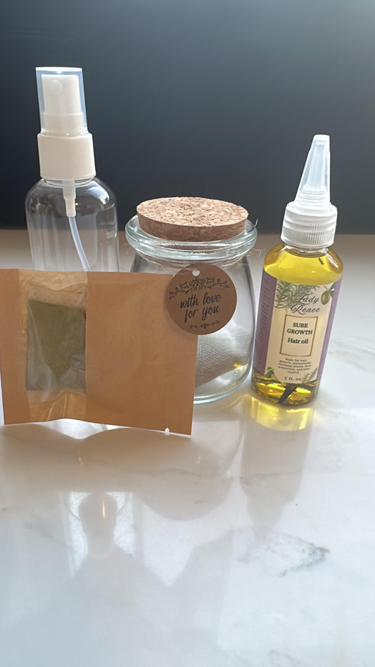 Hair Growth oil & Tea Bundle
